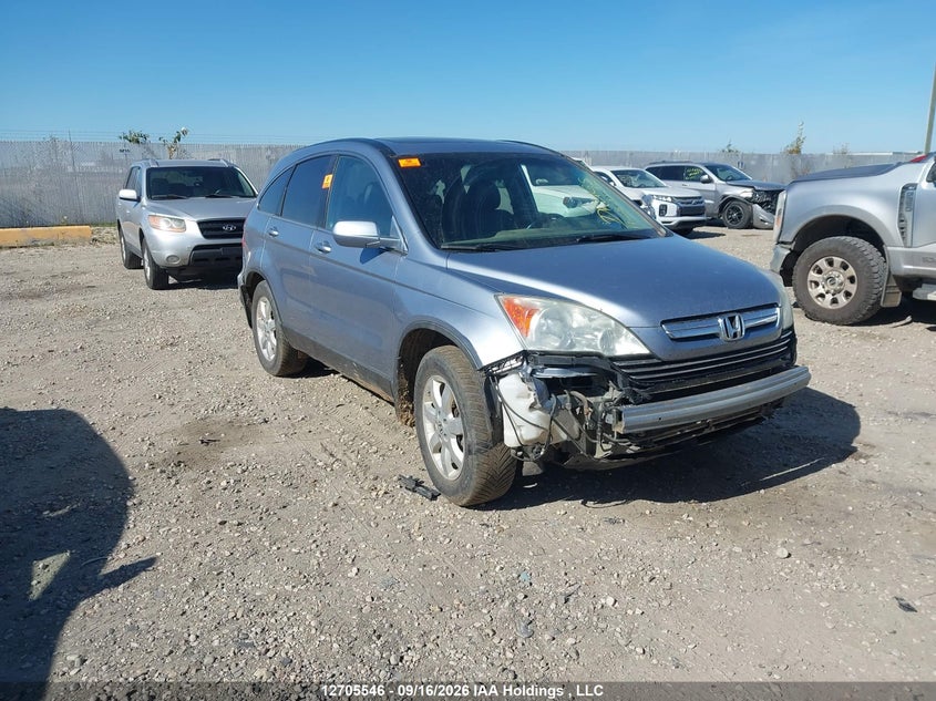 2008 Honda Cr-V Ex-L, Угон, IAAI, VIN 5J6RE48708L815854