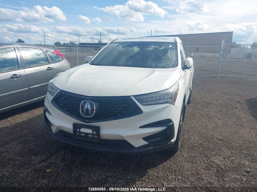 2019 Acura Rdx A-Spec, Угон, IAAI, VIN 5J8TC2H66KL805805 — фото 2