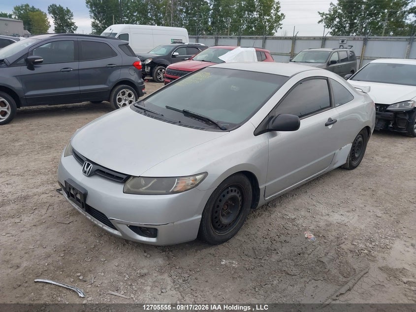 2006 Honda Civic Dx Vp, Right Side, IAAI, VIN 2HGFG11366H009635 — photo 2