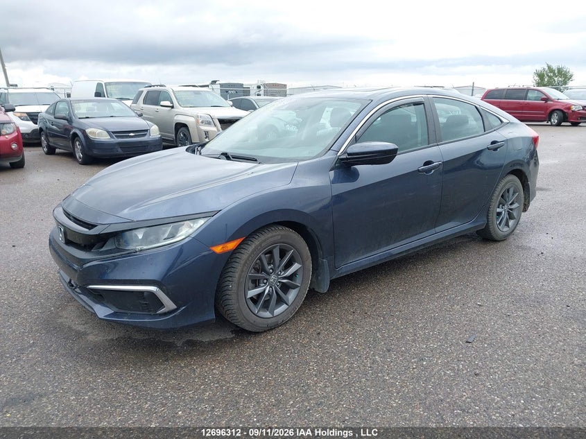 2020 Honda Civic, Град, IAAI, VIN 2HGFC2F71LH023743 — фото 2