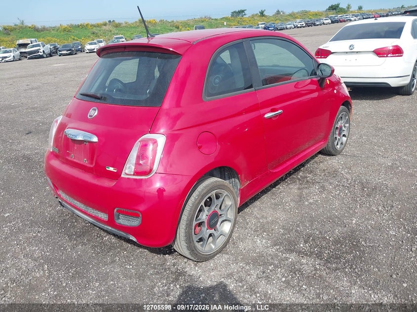Vin: 3c3cffbr2dt542546, lot: 3111421, fiat 500 sport 20134
