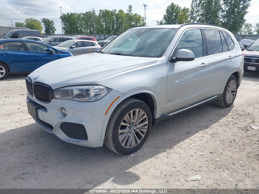 2014 BMW X5, Удар ззаду, IAAI, VIN 5UXKR0C56E0H27111 — фото 2