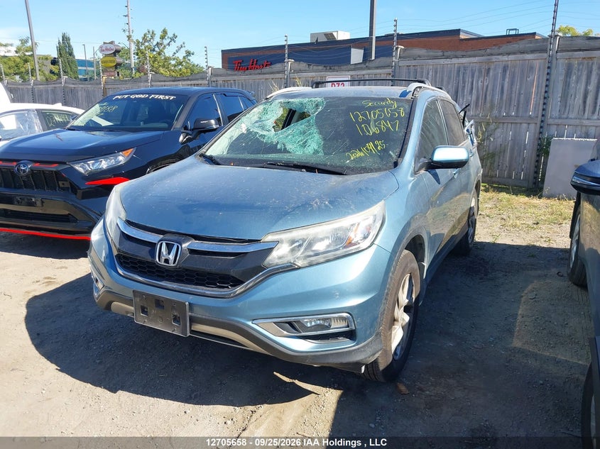 2016 Honda CR-V, Перекидання, IAAI, VIN 2HKRM4H55GH106847 — фото 2