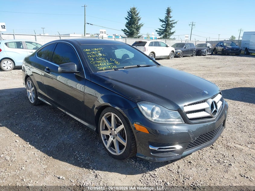2013 Mercedes-Benz C 350 4Matic, Лівий бік, IAAI, VIN WDDGJ8JB1DF945137