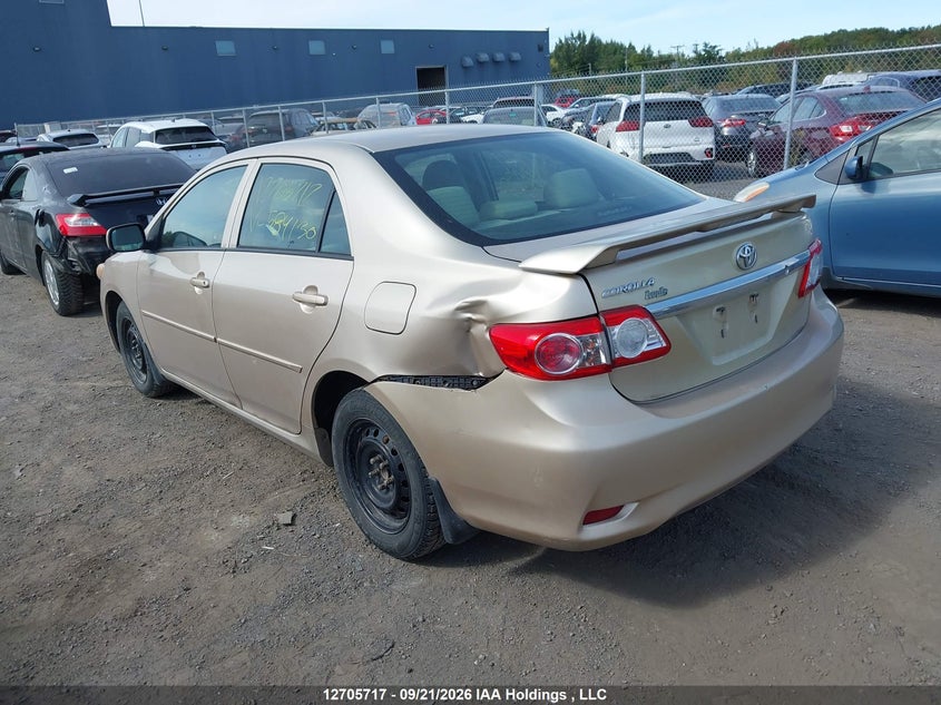 Vin: 2t1bu4ee2bc584130, lot: 3111540, toyota corolla s/le 20113