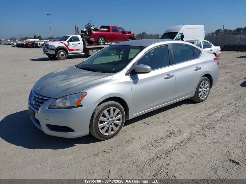 Vin: 3n1ab7ap1fl650747, lot: 3111583, nissan sentra 20152