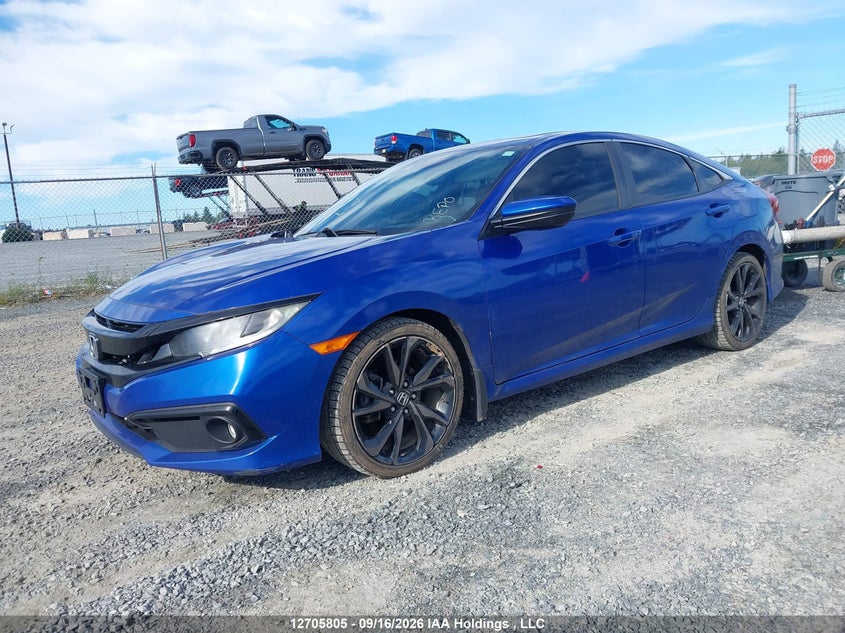 Vin: 2hgfc2f86kh032784, lot: 3111628, honda civic sport 20192