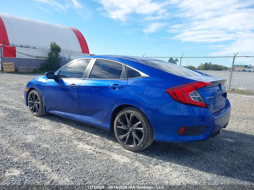 Vin: 2hgfc2f86kh032784, lot: 3111628, honda civic sport 20193