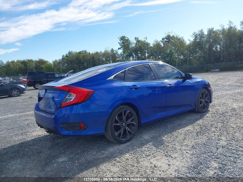 Vin: 2hgfc2f86kh032784, lot: 3111628, honda civic sport 20194