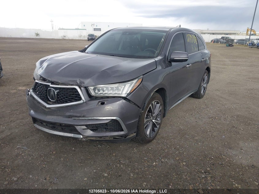 2019 Acura Mdx Tech, Front, IAAI, VIN 5J8YD4H49KL805164 — photo 2