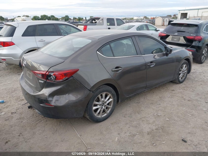 Vin: jm1bn1v71h1110826, lot: 3111754, mazda 3 touring 20174