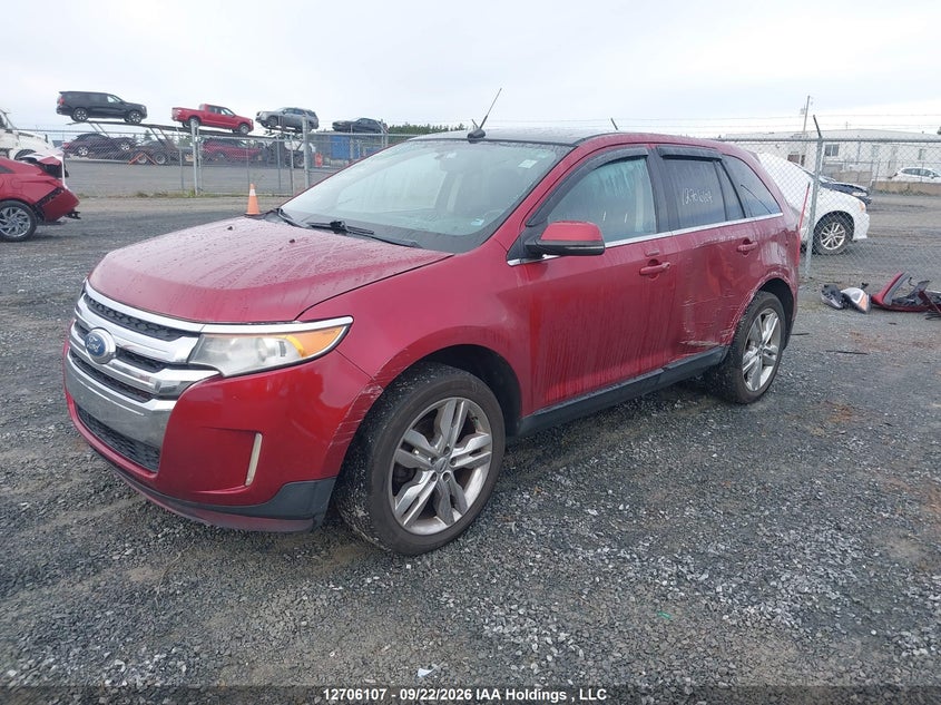 2013 Ford Edge, Лівий бік, IAAI, VIN 2FMDK4KC8DBC27415 — фото 2