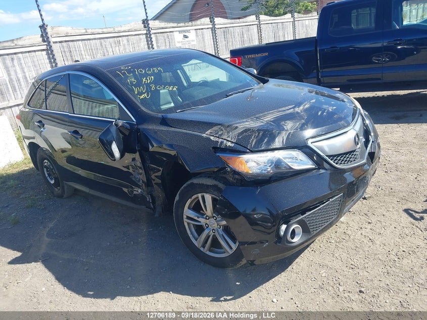 2013 Acura Rdx, Удар спереди, IAAI, VIN 5J8TB4H55DL801088