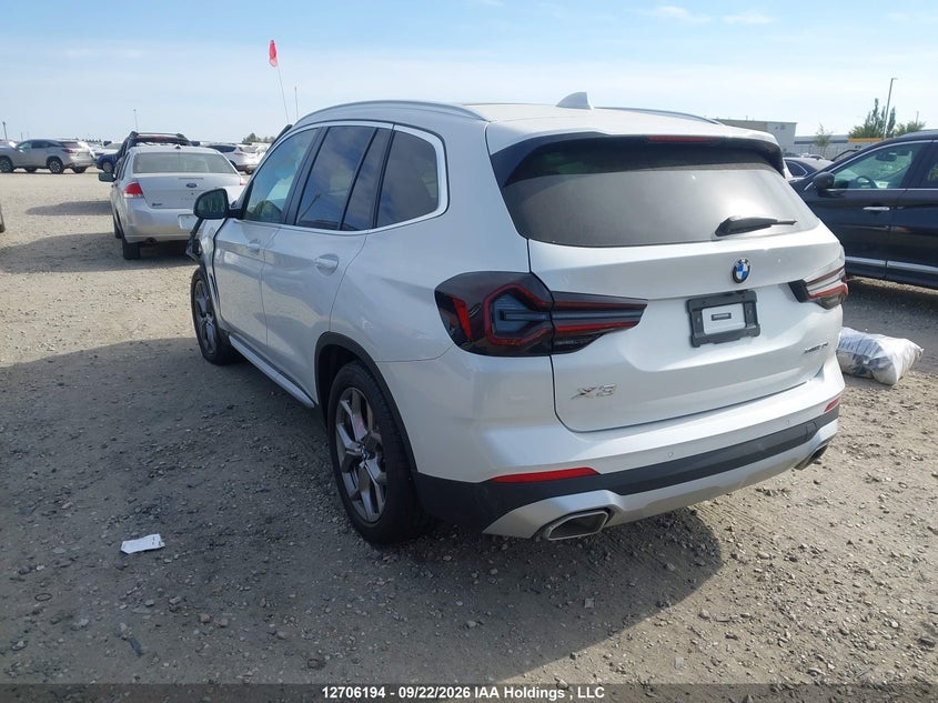 Vin: 5ux53dp0xn9l27422, lot: 3112033, bmw x3 xdrive30i 20223