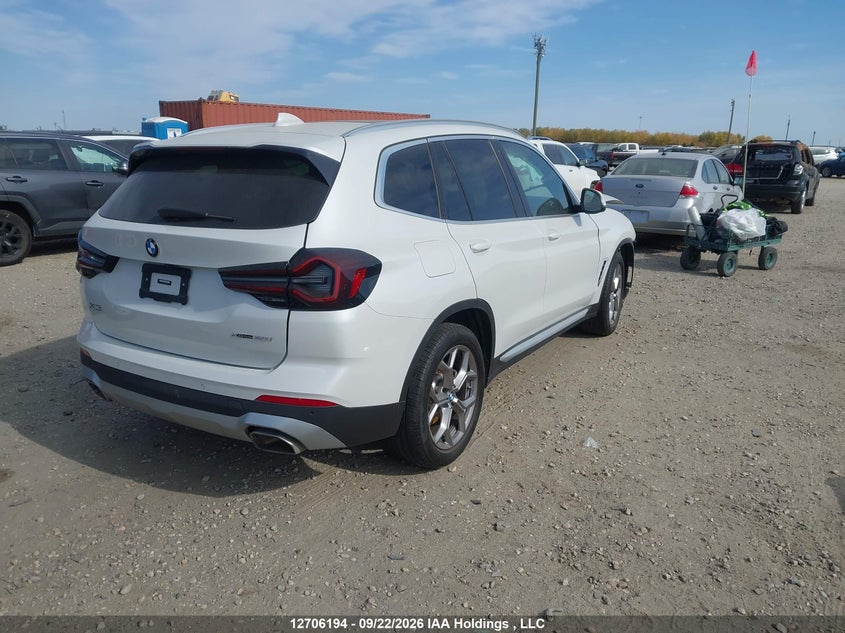 Vin: 5ux53dp0xn9l27422, lot: 3112033, bmw x3 xdrive30i 20224