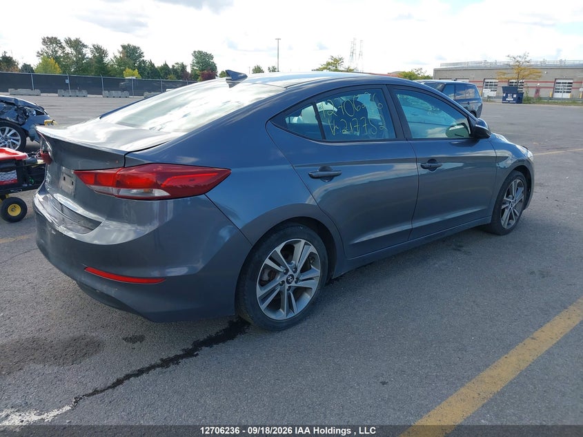 Vin: kmhd84lfxhu217752, lot: 3112077, hyundai elantra gls 20174