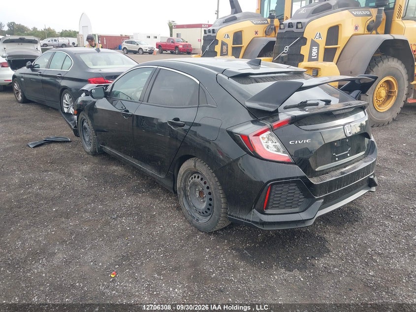 Vin: shhfk7h32ju300166, lot: 3112159, honda civic lx 20183
