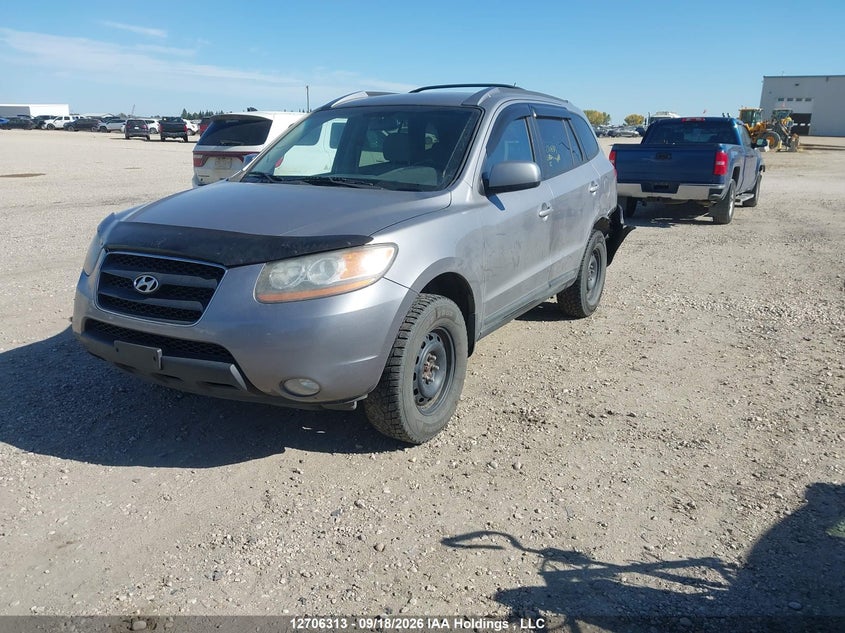 2008 Hyundai Santa Fe Gl, Левый бок, IAAI, VIN 5NMSG73E38H212939 — фото 2