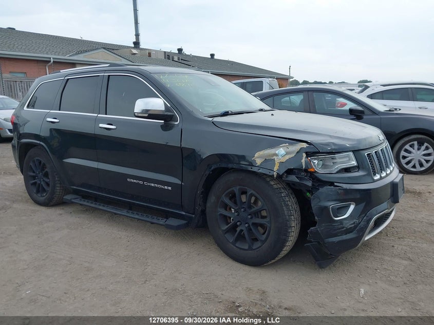 2014 Jeep Grand Cherokee Overland, Front, IAAI, VIN 1C4RJFCM5EC398916