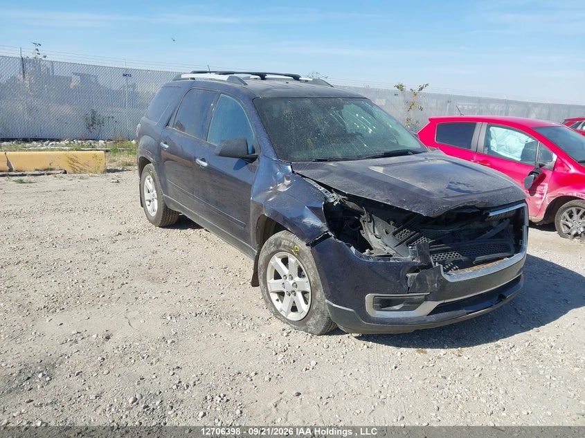 2015 GMC Acadia Sle2, Front, IAAI, VIN 1GKKVPKD1FJ299637