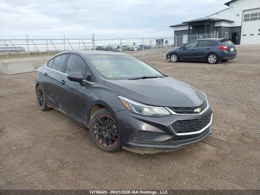 2017 Chevrolet Cruze Lt, Left Side, IAAI, VIN 1G1BE5SM8H7158816