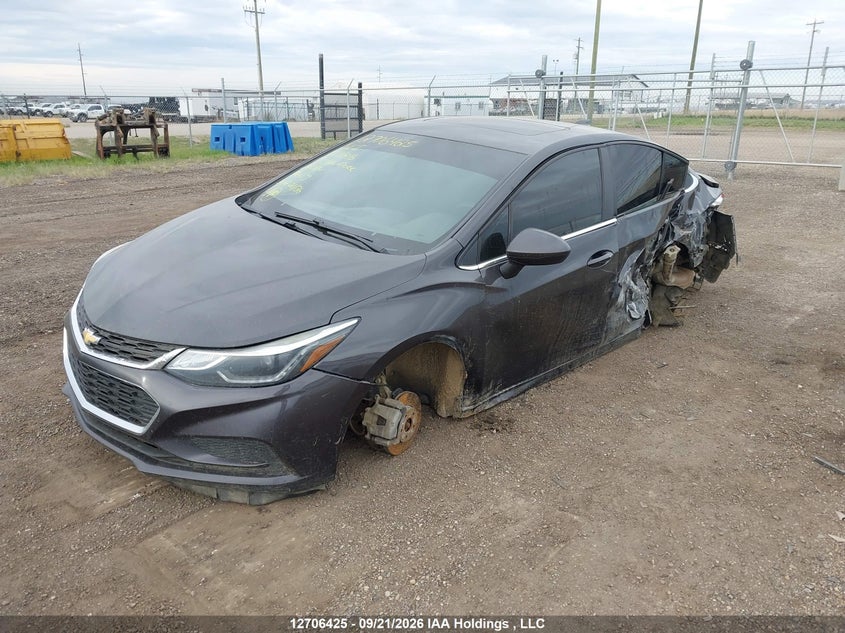 2017 Chevrolet Cruze Lt, Левый бок, IAAI, VIN 1G1BE5SM8H7158816 — фото 2