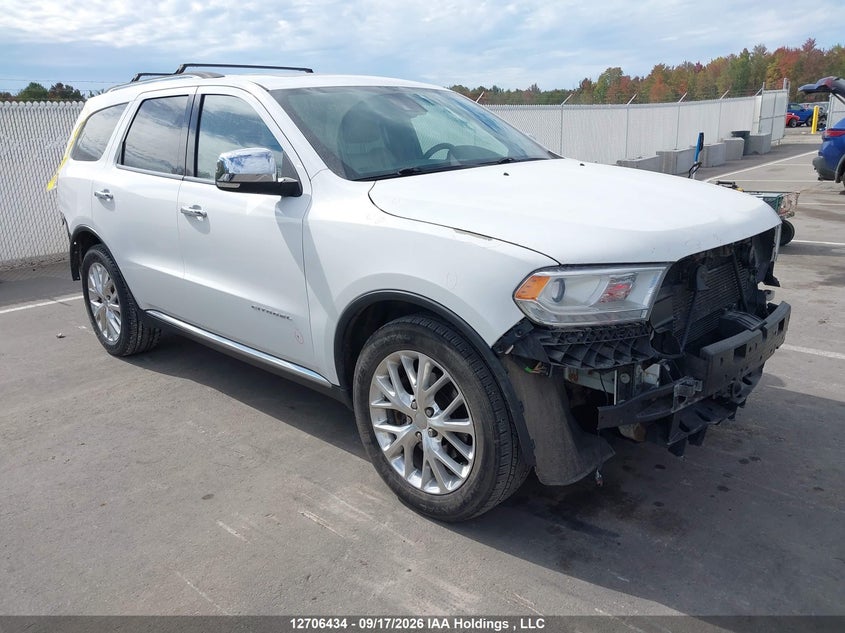 2015 Dodge Durango Citadel, Front, IAAI, VIN 1C4RDJEG4FC921085