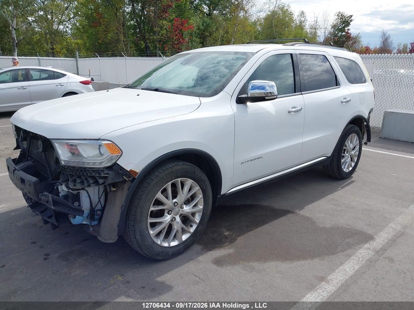 Vin: 1c4rdjeg4fc921085, lot: 3112285, dodge durango citadel 20152