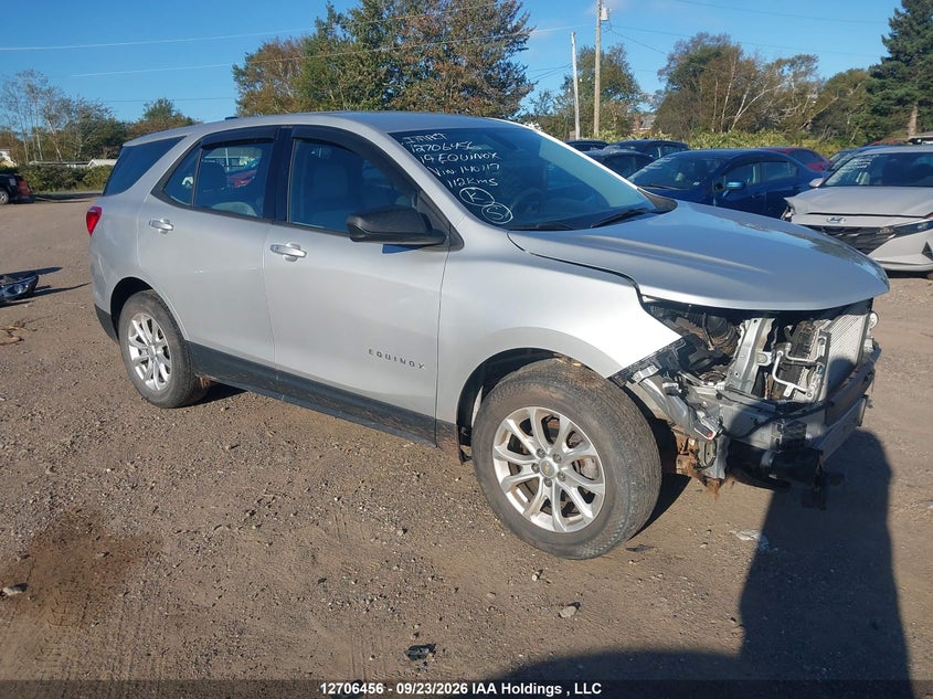 2019 Chevrolet Equinox Ls, Front, IAAI, VIN 2GNAXSEV4K6140117