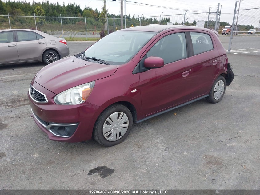 2018 Mitsubishi Mirage Es, Удар сзади, IAAI, VIN ML32A3HJXJH001800 — фото 2