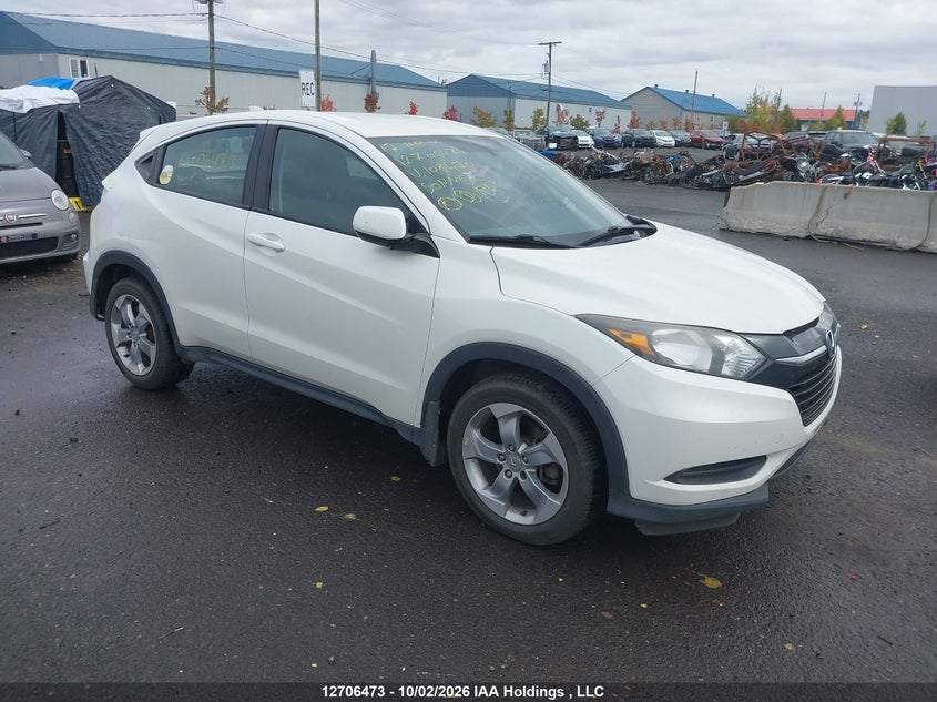 2017 Honda Hr-V Lx, Rear, IAAI, VIN 3CZRU6H35HM108470