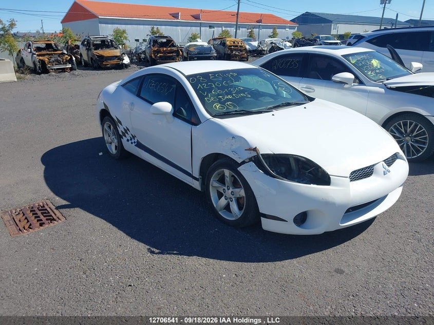 2008 Mitsubishi Eclipse Gs, Front, IAAI, VIN 4A3AK24F28E601317