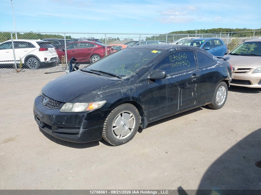 2009 Honda Civic Dx-G, Удар сзади, IAAI, VIN 2HGFG123X9H001329 — фото 2