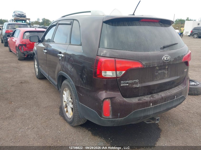 Vin: 5xyktca67eg471987, lot: 3112474, kia sorento 20143