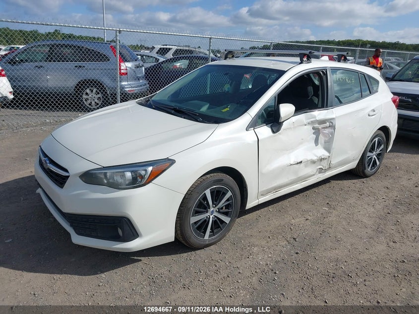Vin: 4s3gtac66l1727038, lot: 3112498, subaru impreza touring 20202