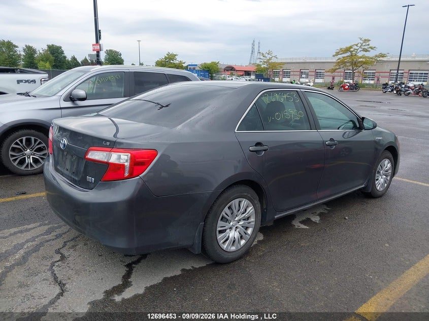 Vin: 4t1bd1fk8cu015950, lot: 3112500, toyota camry hybrid le 20124