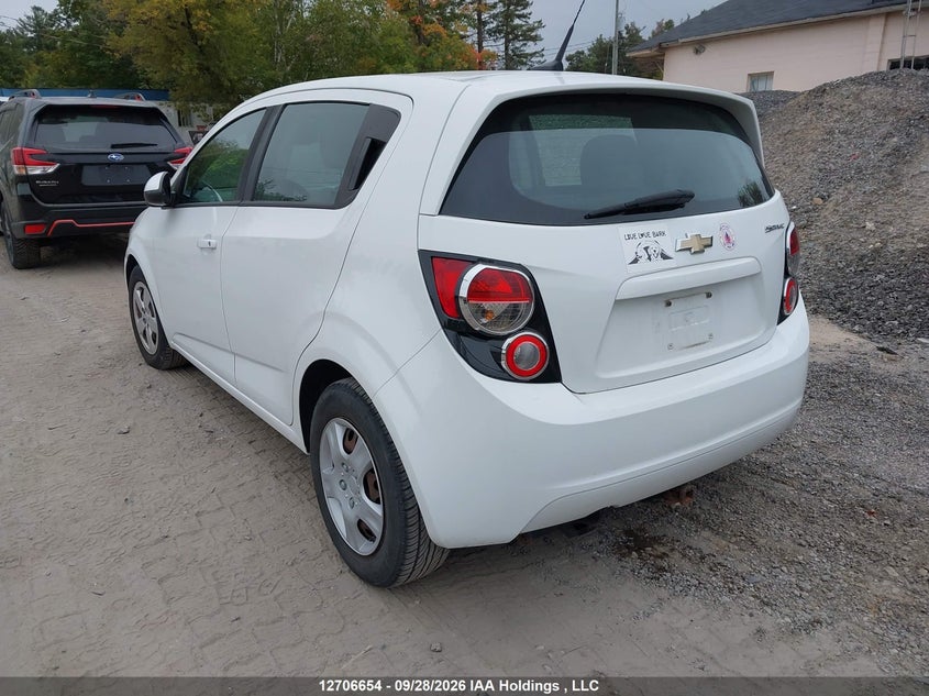 Vin: 1g1ja6eh5e4243623, lot: 3112524, chevrolet sonic ls 20143