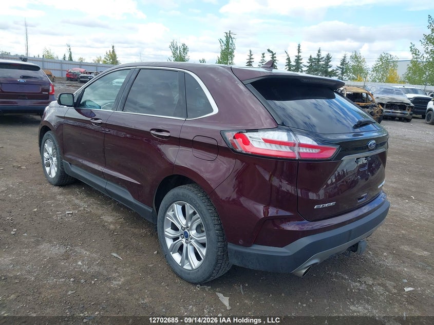 Vin: 2fmpk4k98lba20829, lot: 3112531, ford edge titanium 20203