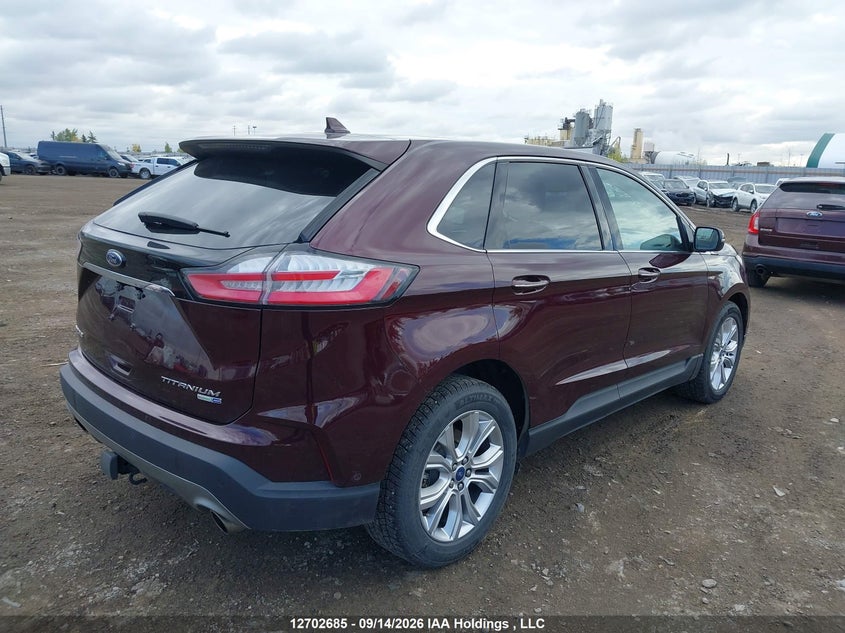 Vin: 2fmpk4k98lba20829, lot: 3112531, ford edge titanium 20204