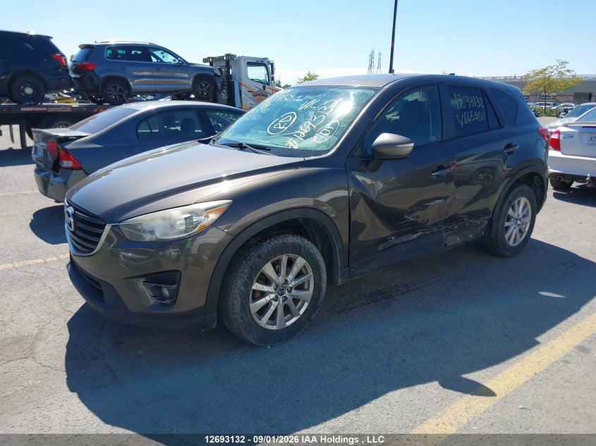 2016 Mazda CX-5, Лівий бік, IAAI, VIN JM3KE4CYXG0645260 — фото 2