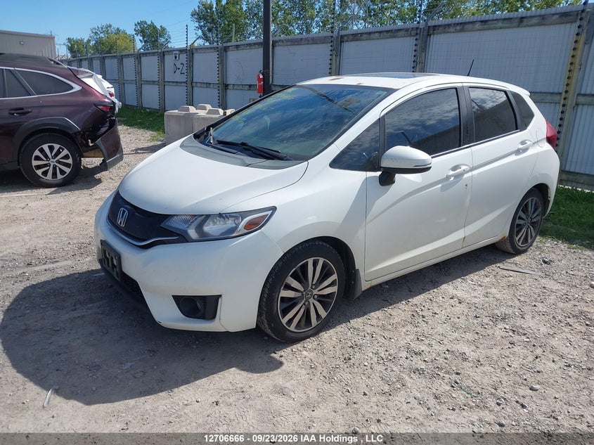 2015 Honda Fit Ex/Ex-L Navi, Charity, IAAI, VIN 3HGGK5H87FM100667 — photo 2