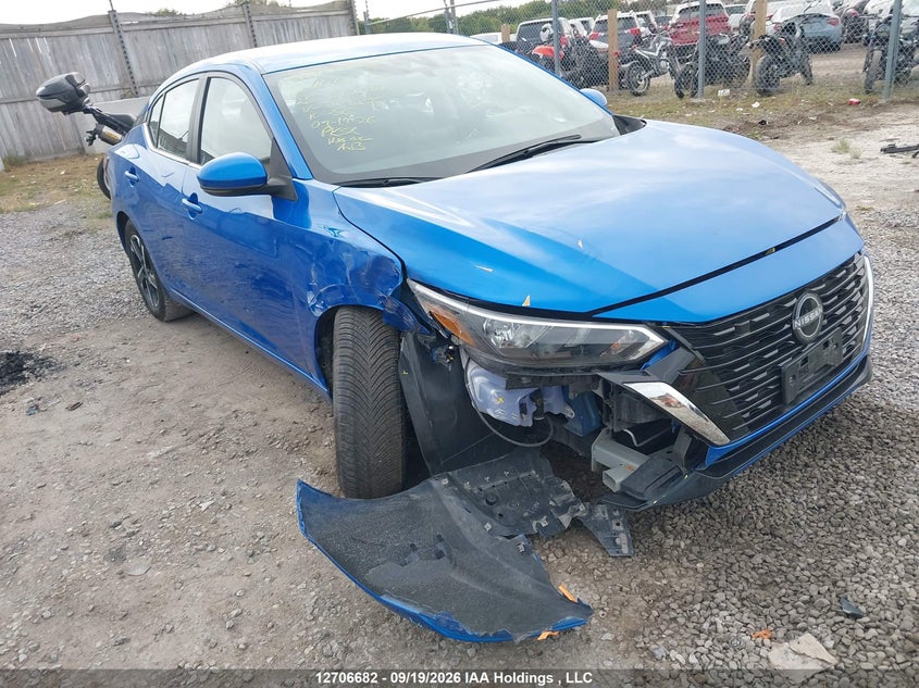 2025 Nissan Sentra Sv, Right Front, IAAI, VIN 3N1AB8CV0SY309256
