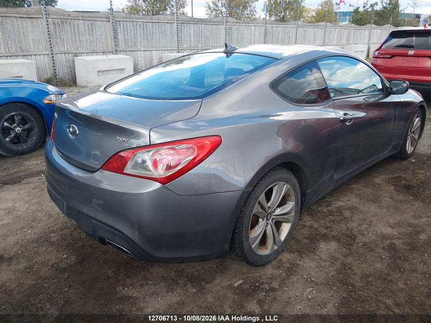 Vin: kmhht6kd6au029246, lot: 3112619, hyundai genesis coupe 20104