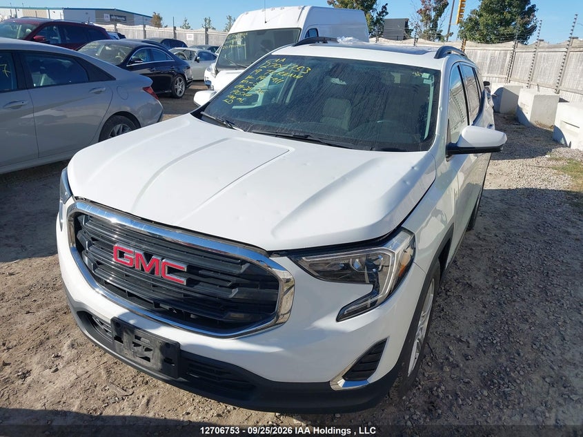 2019 GMC Terrain Sle, Hail, IAAI, VIN 3GKALTEX0KL145911 — photo 2