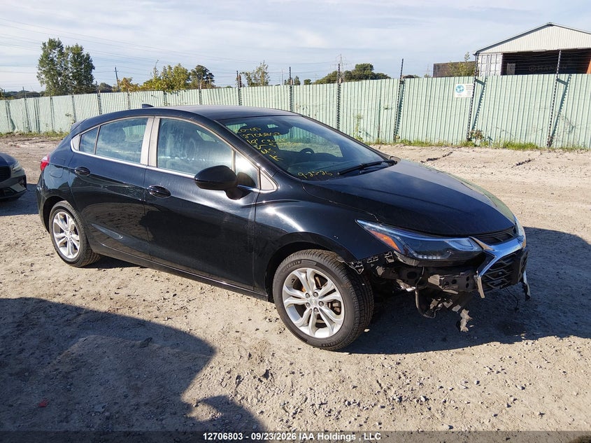 Vin: 3g1be6sm2ks537227, lot: 3112709, chevrolet cruze lt 20191