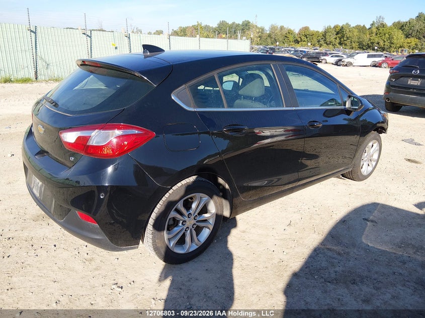 Vin: 3g1be6sm2ks537227, lot: 3112709, chevrolet cruze lt 20194