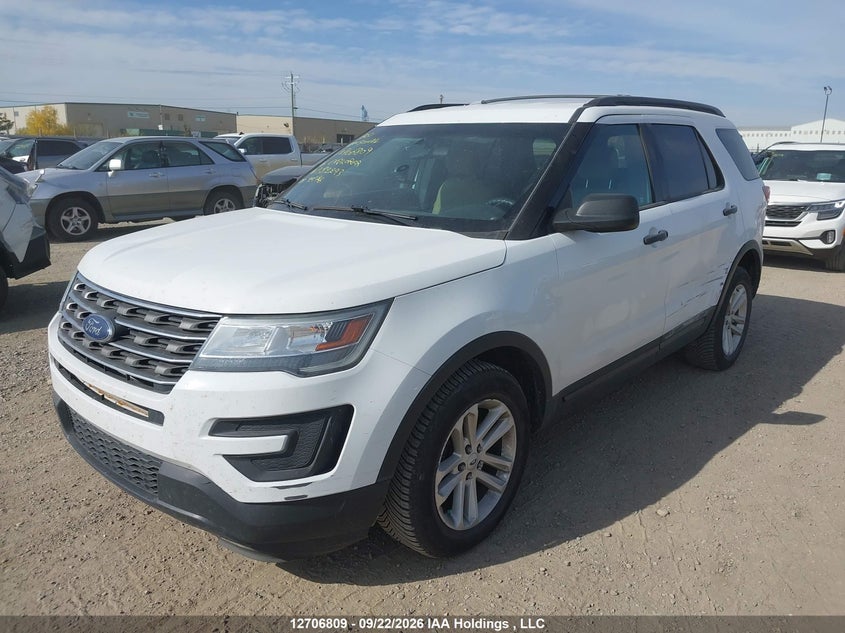 2016 Ford Explorer, Лівий бік, IAAI, VIN 1FM5K8BH7GGB82293 — фото 2