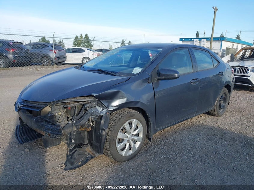 2015 Toyota Corolla, Удар спереду, IAAI, VIN 2T1BURHE8FC298071 — фото 2