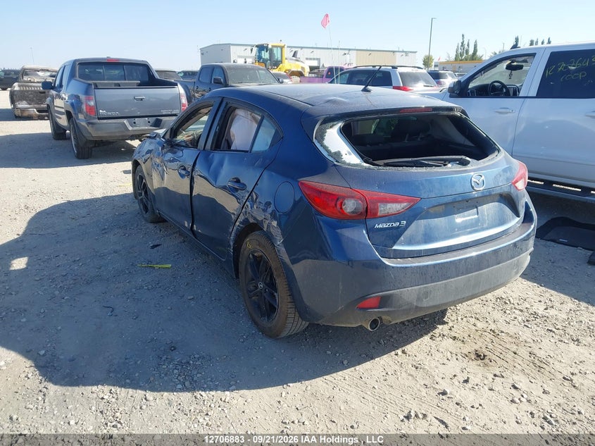 Vin: jm1bm1l7xe1107280, lot: 3112789, mazda mazda3 gs-sky 20143