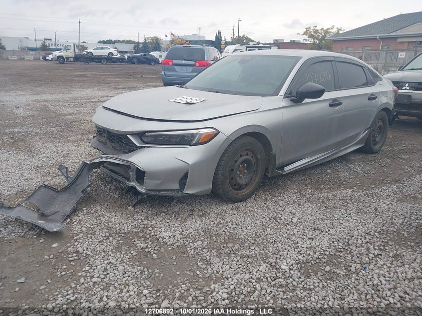 2025 Honda Civic, Right Side, IAAI, VIN 2HGFE4F86SH011083 — photo 2